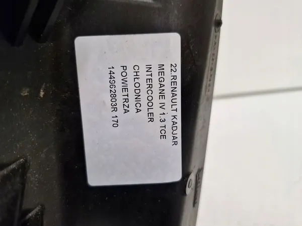 Renault OE Intercooler 144962803R image 7
