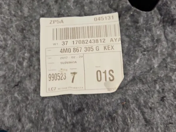 Audi Q7 II Dörrklädsel OEM 4M0867305G Vänster Bak image 4