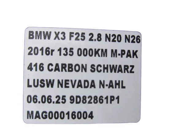 BMW X3 F25 Heckklappenglas OEM 51317329453 image 7