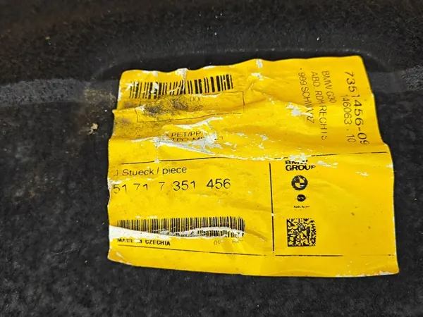 Aile arrière droite OEM 7351456 BMW 5 G30 LCI image 8
