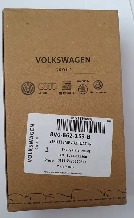 Bränsletankluckans låsmotor Audi A1 A3 A6 A7 Q3 Q7 image 4