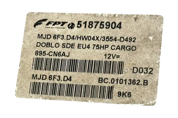 Module ECU Fiat Doblo 2006 image 5