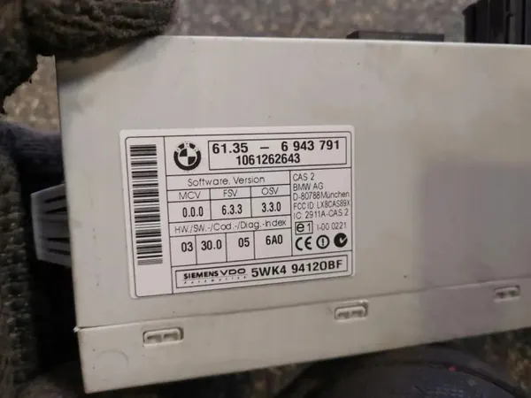 Module CAS BMW 61356943791 pour Série 5 E60/E61 image 3