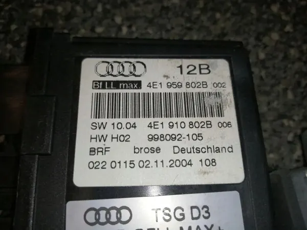Fensterheber OEM 4E1910802B Links Vorne Audi A8 D3 image 4