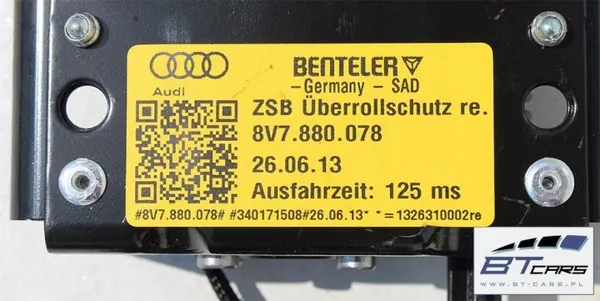 OEM bt-cars-5092 Audi A3 Cabrio Arceau Utilisé image 6