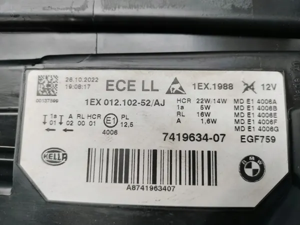 Faróis Full LED BMW F30 F31 LCI Esquerdo Direito OEM image 5