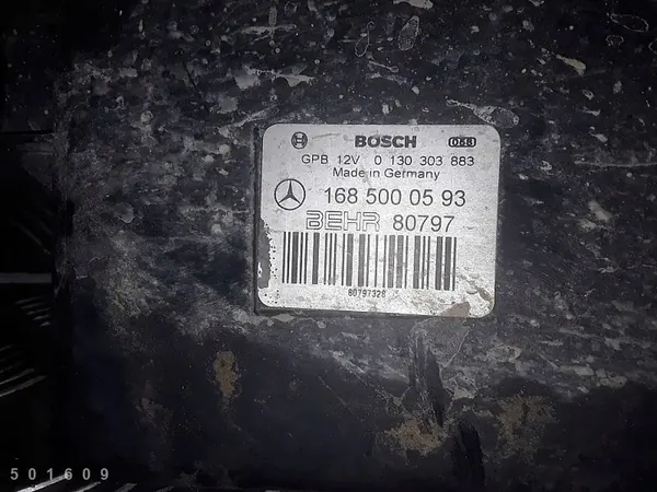 Kylarrubrik Mercedes A W168 2003 1685000593 image 2