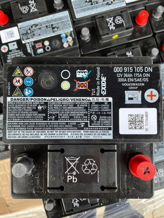 Batterie VW 12V 36Ah OEM 000915105DN image 6