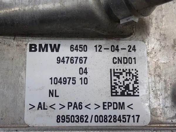 Drain de condensat BMW I4 G26 Gran Coupe eDrive40 OEM 9476767 image 6