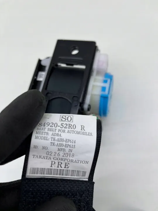 Suzuki Swift Sport MK8 Right Front Seat Belt 84920-52R0 image 8