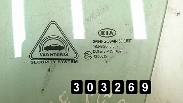 Kia Sportage dörrglas OEM AM-303269 - Begagnad image 3