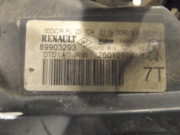 Oikea Ajovalo Renault Scenic III Xenon 260101724R image 6
