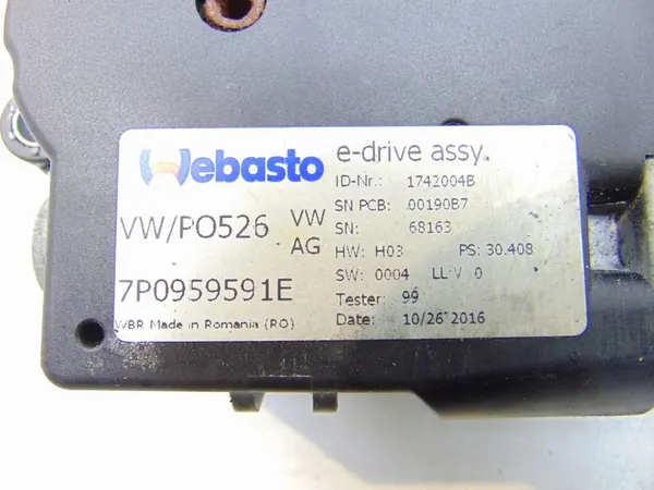 Soltaksmotor VW Touareg II 7P 7P0959591D image 3