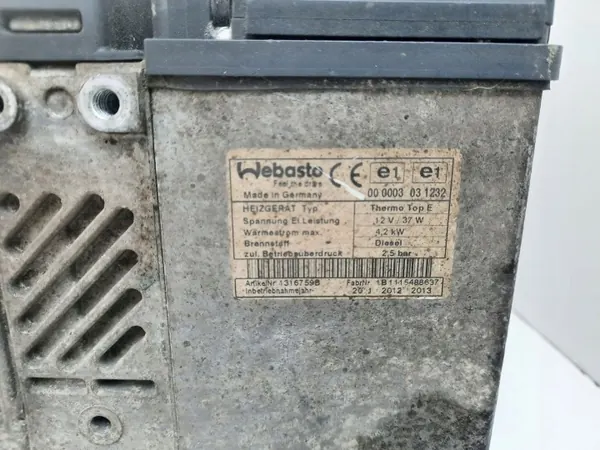 Webasto Standheizung für BMW X5 E70 OEM 9194040 image 8