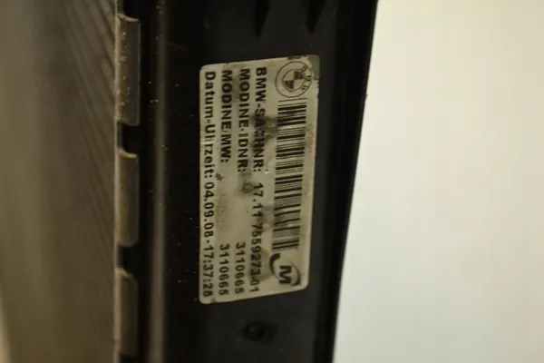 BMW E87 E90 Vesi AC Jäähdytin 9229022 image 6