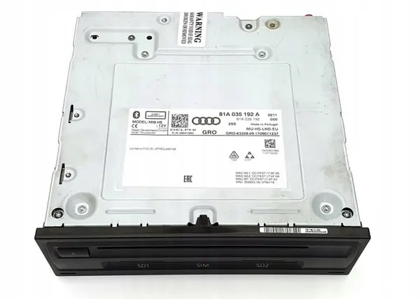 OEM 81A035192A MMI 3G+ MIB High Navi Audi A3 8V:lle image 4