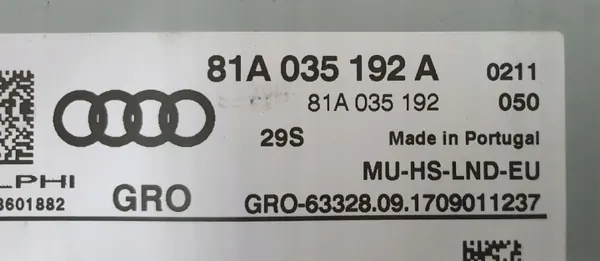 OEM 81A035192A MMI 3G+ MIB High Navi Audi A3 8V:lle image 9
