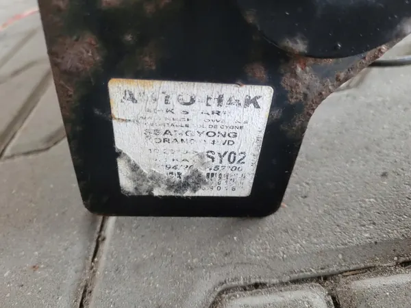 OEM HAK HOLOWNICZY KOMPLETNY Trekhaak Ssangyong Korando III image 8