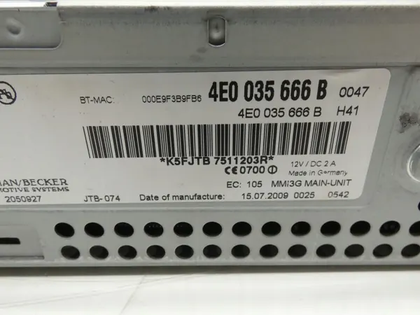Lecteur de carte SD Audi OEM 4E0035666B pour GPS image 4