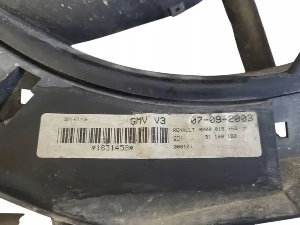 Jäähdytinpuhallin OEM 8200019383 Opel Vivalle image 5