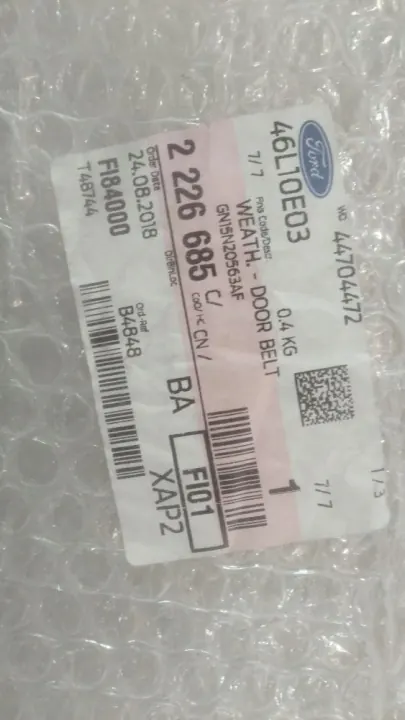 Ford Ecosport fram vänster coupé-glaslist OEM GN15N20563AF image 7