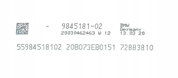 BMW X5 G05 Drivaxel E-Drive OEM 9845181 image 5