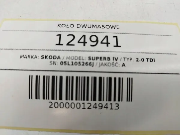 Volante Duplo Skoda Superb IV 0.2 TDI 3J0863383 image 6