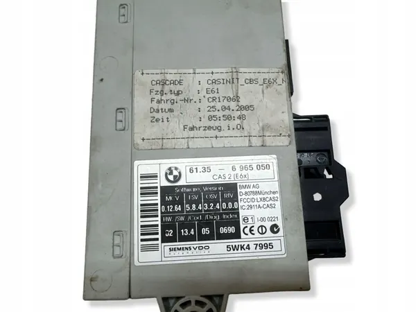 Contrôleur CAS Avant BMW 5 E60 E61 5WK47995 image 7
