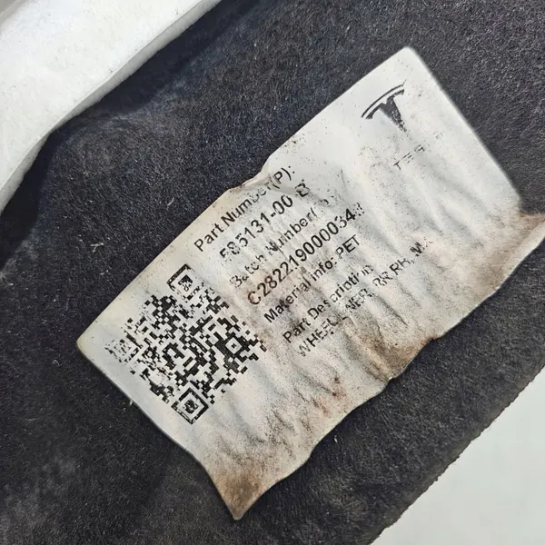 Para-lama traseiro direito Tesla Model X Plaid OEM 159513100B image 8