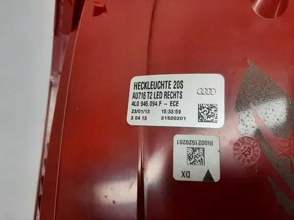 AUDI Q7 Conjunto de Luces LED Traseras Izquierda Derecha 4L0945094F 4L0945093F image 4