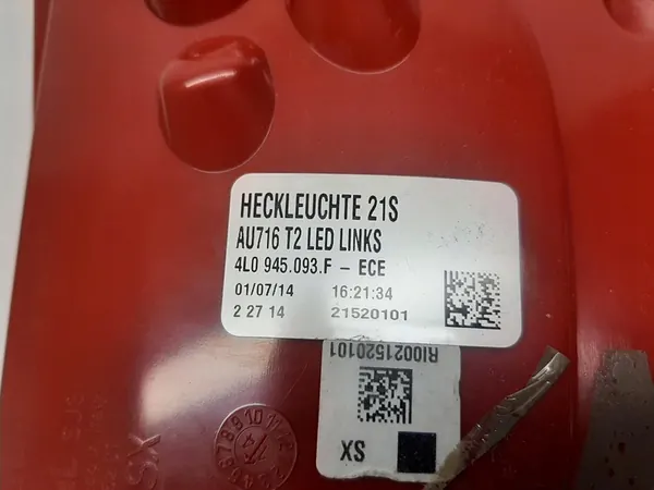 AUDI Q7 Conjunto de Luces LED Traseras Izquierda Derecha 4L0945094F 4L0945093F image 9