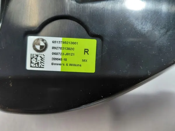 BMW G06 G09 Bowers & Wilkins pilarikaiutin OEM 7952129 7952130 image 7