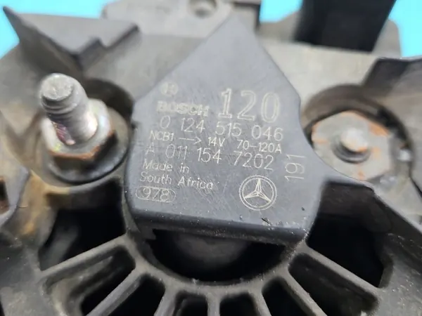Vaihtovirtageneraattori Mercedes W203 2.0 Kompressor OEM 0124515046 image 6