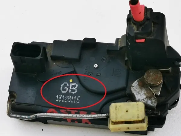 OPEL ASTRA H Bakdörrlås Höger 13128116GB image 3