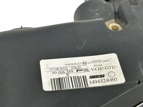 Vasen ajovalo FIAT ULYSSE 2002-2010 1494324080 image 3