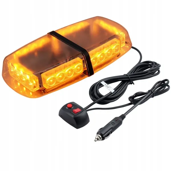 24W Waarschuwingslamp Strobe 24 LED Magnetisch 12V/24V image 2