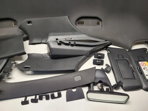 Käytetty musta kattoverhoilu OEM AYN5349 Mercedes-Benz image 4