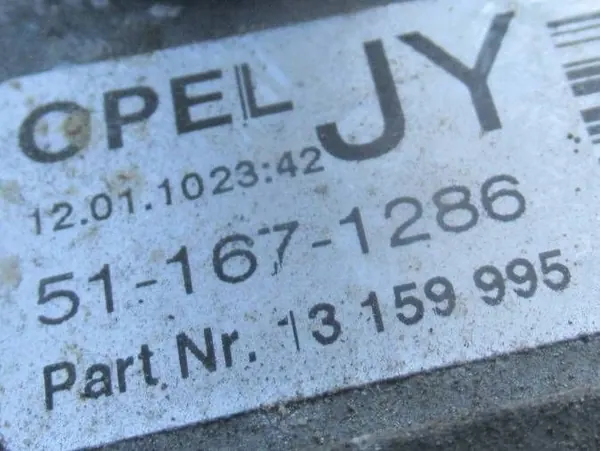 OPEL ASTRA H 1.6 XER Motorsteun Links Voor 13159995 image 3