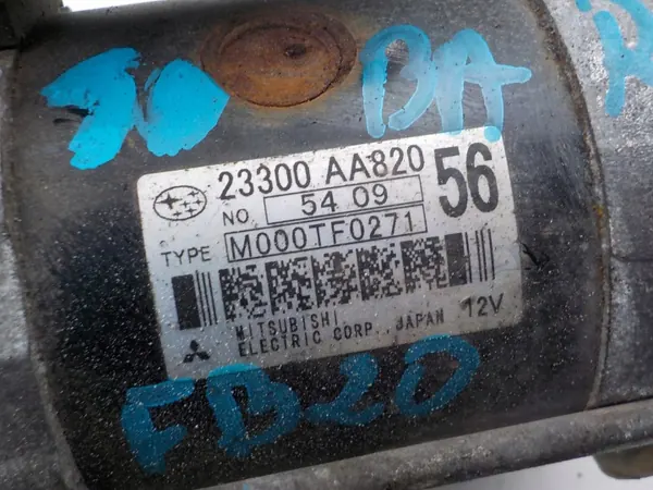 Subaru Startmotor OEM 23300-AA820 Gebruikt image 3