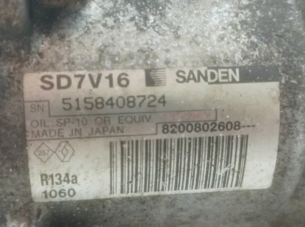 Compressore Aria Condizionata Dacia Logan I (2004-2012) OEM 5158408724 image 2