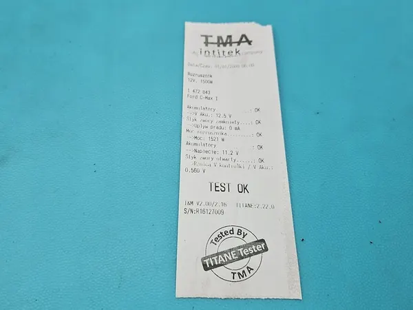 Motor de arranque Ford Focus C-Max I MK1 1.8 16V 4M5T-11000-AC image 6