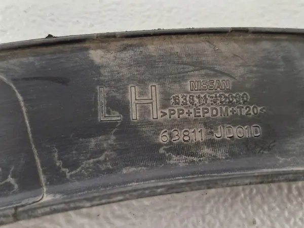 Nissan Qashqai Etu Vasemman Lokasuojan Verhoilu 63811JD000 image 8