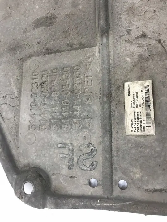 Toyota OE 51410-02310 Motorplåt image 8