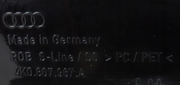 AUDI A6 C8 2018-2022 Vasemman Puskimen Reunus S-Line 4K0807967A3DA image 4