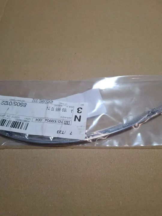 Mercedes A-klasse W169 Achterbumper Rechter Chromstrip OEM image 6