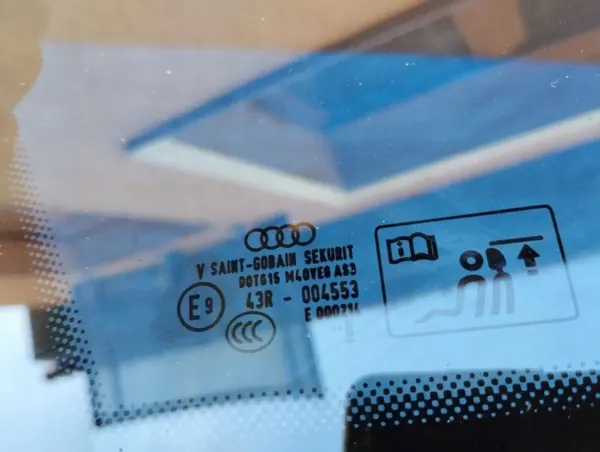 Audi OE Bakkarossglas OEM 43R004553 - Begagnad image 8