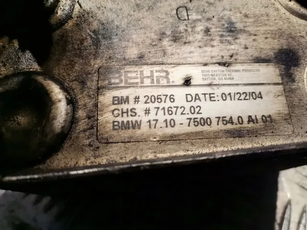 BMW X5 E53 Radiador de óleo image 4