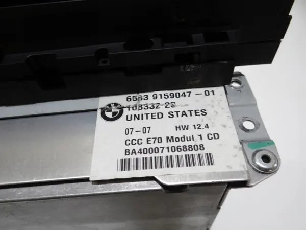 BMW X5 E70 Radio Navigation OEM 9159047 image 9