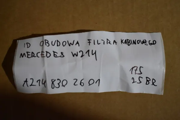 OEM A2148302601 Interieurfilter Behuizing Mercedes W214 image 4