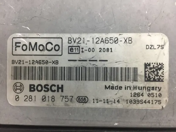 Computador Motor Ford Fiesta MK7 1.6 TDCI OEM BV21-12A650-XB image 3